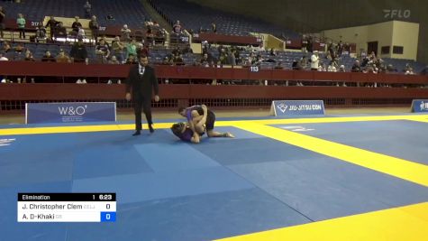 James Christopher Clemmons vs Aiden Simon Davison-Khaki 2024 Pan IBJJF Jiu-Jitsu No-Gi Championship