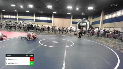 150 lbs Quarterfinal - Eli Bency, Palisade HS vs Isaiah Nichols, Alpha Elite