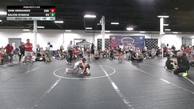 56 lbs Quarterfinal - Dalton Stinson, All I See Is Gold Academy vs John Hernandez, Capital City Wrestling Club