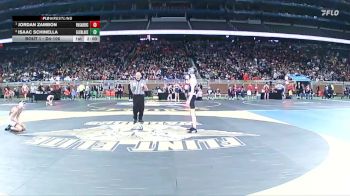 D4-106 lbs Champ. Round 1 - Jordan Zambon, Riverview Gabriel Richard vs Isaac Schinella, Maple City Glen Lake