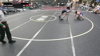 139 lbs Finals (8 Team) - Liam Crandall, Evansville, WI vs Will Larson, Decorah, IA