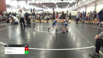 46 lbs Semifinal - Knox Hinkson, North Paulding Takedown Club vs Hunter Butler, Strong House Wrestling