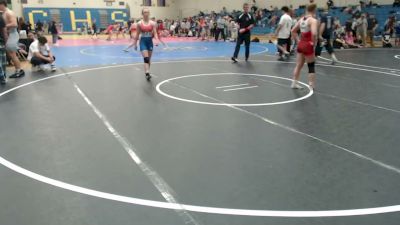 110-115 lbs Champ. Round 3 - Amy Twait, Fighting Squirrels Wrestling Club vs Hadley Overton, Idaho