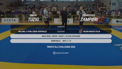 Simon Tuzio vs Francesco Zampieri 2026 UIJJ TRIESTE BJJ CHALLENGE