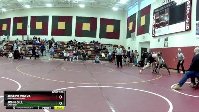 215 lbs 1st Place Match - Joseph Vialva, Garfield Heights vs John Gill, Garfield