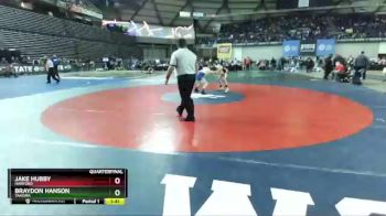 4A 138 Quarterfinal - Jake Hubby, Hanford vs Braydon Hanson, Tahoma