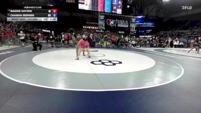 170 lbs 7th Place Match - Maddie Hayden, MI vs Chaniah Bernier, MD