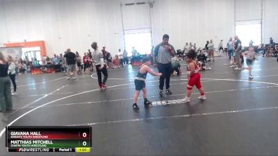 Round 3 - Giavana Hall, Knights Youth Wrestling vs Matthias Mitchell, Chapin Youth Wrestling