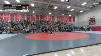 150 lbs Champ. Round 1 - Frankie Ibarra, Fort Lupton vs Hunter Carbajal, Grand Valley
