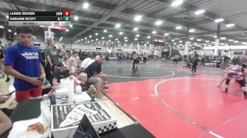 130 lbs Rr Rnd 1 - Lainee Decker, Show Low vs Karlene Scott, AZ Tilters