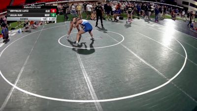 135 lbs Semis - Brynlee Lutz, Alaska vs Julia Kay, Montana
