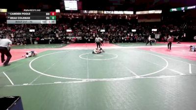 75 lbs Champ. Round 2 - Camden Poole, DONA vs Beau Coleman, PBG1