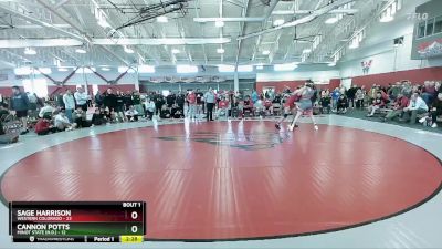 197 lbs Finals (2 Team) - Sage Harrison, Western Colorado vs Cannon Potts, Minot State (N.D.)