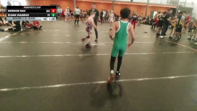 90 lbs Round 2 (6 Team) - Elijah Jhagroo, Project Destiny vs Dawson Rau, Georgia United Blue