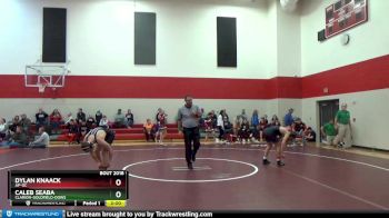 145 lbs Quarterfinal - Caleb Seaba, Clarion-Goldfield-Dows vs Dylan Knaack, AP-GC