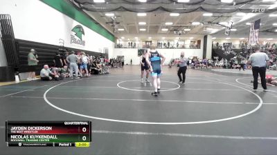 190 lbs Quarterfinal - Jayden Dickerson, The Best Wrestler vs Nicolas Kuykendall, Rockwall Training Center