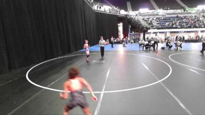 Girls 3rd-4th Grade - 63 Champ. Round 3 - Adilyn Schrader, Iowa vs Adley Collins, Iowa