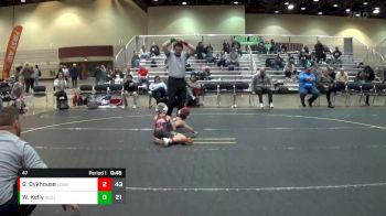 47 lbs Round 2 (4 Team) - Grady Dykhouse, Lowell WC vs William Kelly, Indiana Outlaws