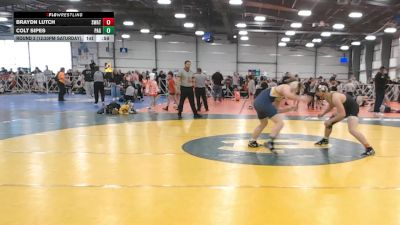 160 lbs Round 3 (12:30pm Saturday) - Colt Sipes, PA Gold vs Braydn Lutch, Michigan S.W.A.T.
