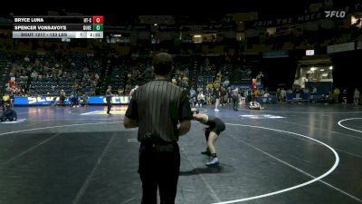 133 lbs Consi Of 16 #1 - Bryce Luna, Chattanooga vs Spencer VonSavoye, Duke