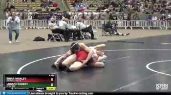 A 160 lbs Semifinal - Logan Heckert, Sycamore vs Briar Whaley, Knoxville Halls