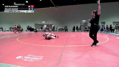 145 lbs Champ. Round 4 - Jade Blackhart, NM vs Willow Vaughn, KS