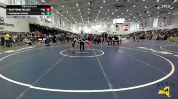 58 lbs 3rd Place Match - MaryJane Miller, Penn Yan Wrestling Club vs Valin Bachman, Barker/Royhart Wrestling Club