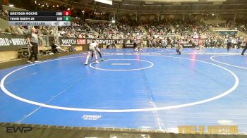 110 lbs Consolation - Greyson Roche, South Hills Wrestling Academy vs Tevin Smith Jr, Sherman Challengers