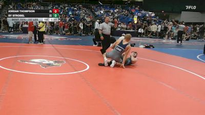 157 lbs Round Of 64 - Jordan Thompson, PA vs Sy Strobel, SC