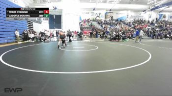 125 lbs Champ. Round 1 - Cadence Dearing, Shawnee Mission Northwest vs Peace Nyakume, Wichita Heights