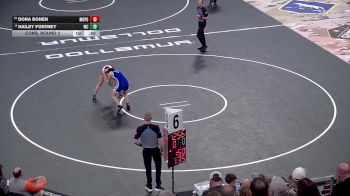 135 lbs Cons. Round 2 - Dora Bonen, Mobridge-Pollock vs Hailey Fortney, West Central