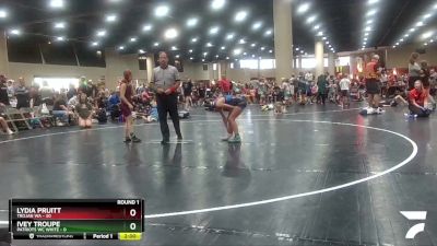 92 lbs Round 1 (4 Team) - Lydia Pruitt, Trojan WA vs Ivey Troupe, Patriots WC White