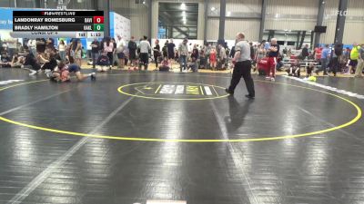 140 lbs Consi Of 4 - LandonRay Romesburg, Davidsville vs Bradly Hamilton, Oakland