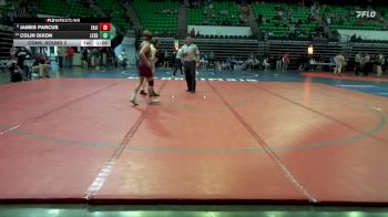 5A 132 lbs Cons. Round 2 - James Parcus, East Limestone vs Colin Dixon, Leeds
