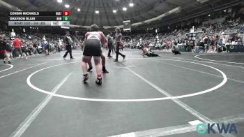 160 lbs Consi Of 8 #1 - Corbin Michaels, Weatherford Youth Wrestling vs Grayson Blair, Team Nomad