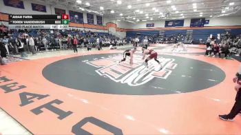 174 lbs 3rd Place Match - Toren Vandenbush, Milwaukee School Of Engineering vs Aidan Faria, Rhode Island