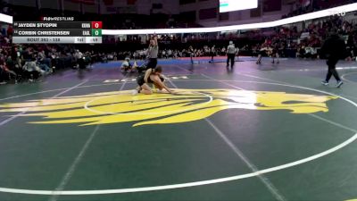 138 lbs Cons. Round 3 - Corbin Christensen, Eagle vs Jayden Styopin, Kuna