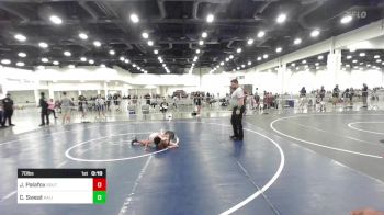 70 lbs 2nd Place - Julian Palafox, Southwest Stallions WC vs Connor Sweat, Kalispell WC