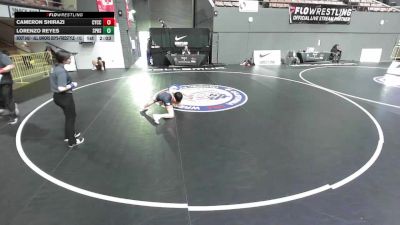 Cons. Round 2 - Cameron Shirazi, Community Youth Center - Concord Campus Wrestling vs Lorenzo Reyes, San Pedro High School Wrestling