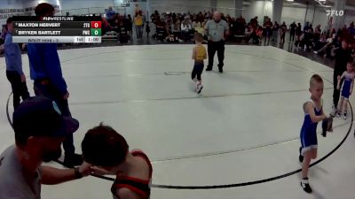 3 lbs Cons. Round 1 - Maxton Hervert, 2TG vs Bryken Bartlett, Paxton Wrestling Club