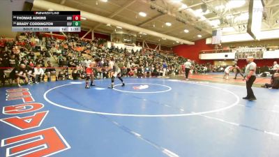 192 lbs Semifinal - Thomas Adkins, Arroyo vs Brady Coddington, Clayton Valley