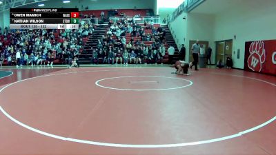 132 lbs Cons. Round 3 - Nathan Wilson, Stow-Munroe Falls vs Owen Mamich, Wadsworth