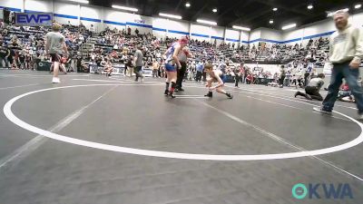 84 lbs Rr Rnd 1 - Layla Achziger, Choctaw Ironman Youth Wrestling vs Blake Ramirez, Bridge Creek Youth Wrestling