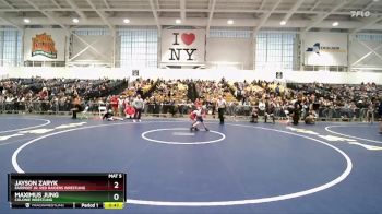 Round 3 - Jayson Zaryk, Fairport Jr. Red Raiders Wrestling vs Maximus Jung, Colonie Wrestling