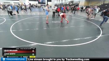 182 lbs Cons. Round 2 - Gavin Barth, TX vs Miles Brugger, CO