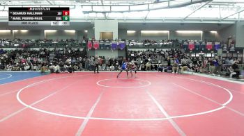 126 lbs 3rd Place - Seamus Hallinan, Xavier vs Mael Pierre-Paul, Bunnell
