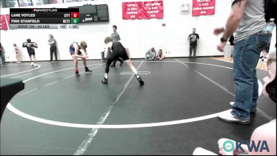 90 lbs Rr Rnd 2 - Lane Voyles, Standfast vs Finn Stanfield, Murray County Takedown Club