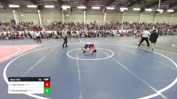 132 lbs Semifinal - Zavian Geronimo, Live Training vs Troy Kinlicheenie, Slivercreek Scrappers