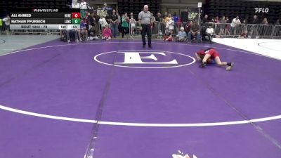 78 lbs Consi Of 8 #2 - Ali Ahmed, Honeoye Falls vs Nathan Pfursich, Lancaster