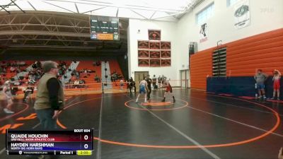 86-92 lbs Round 1 - Quaide Houchin, Greybull Basin Athletic Club vs Hayden Harshman, North Big Horn Rams